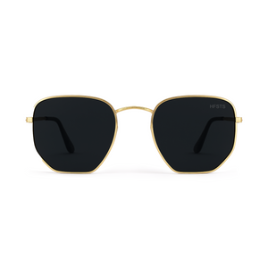 Óculos de Sol HFSTS Hexagonal Dourado